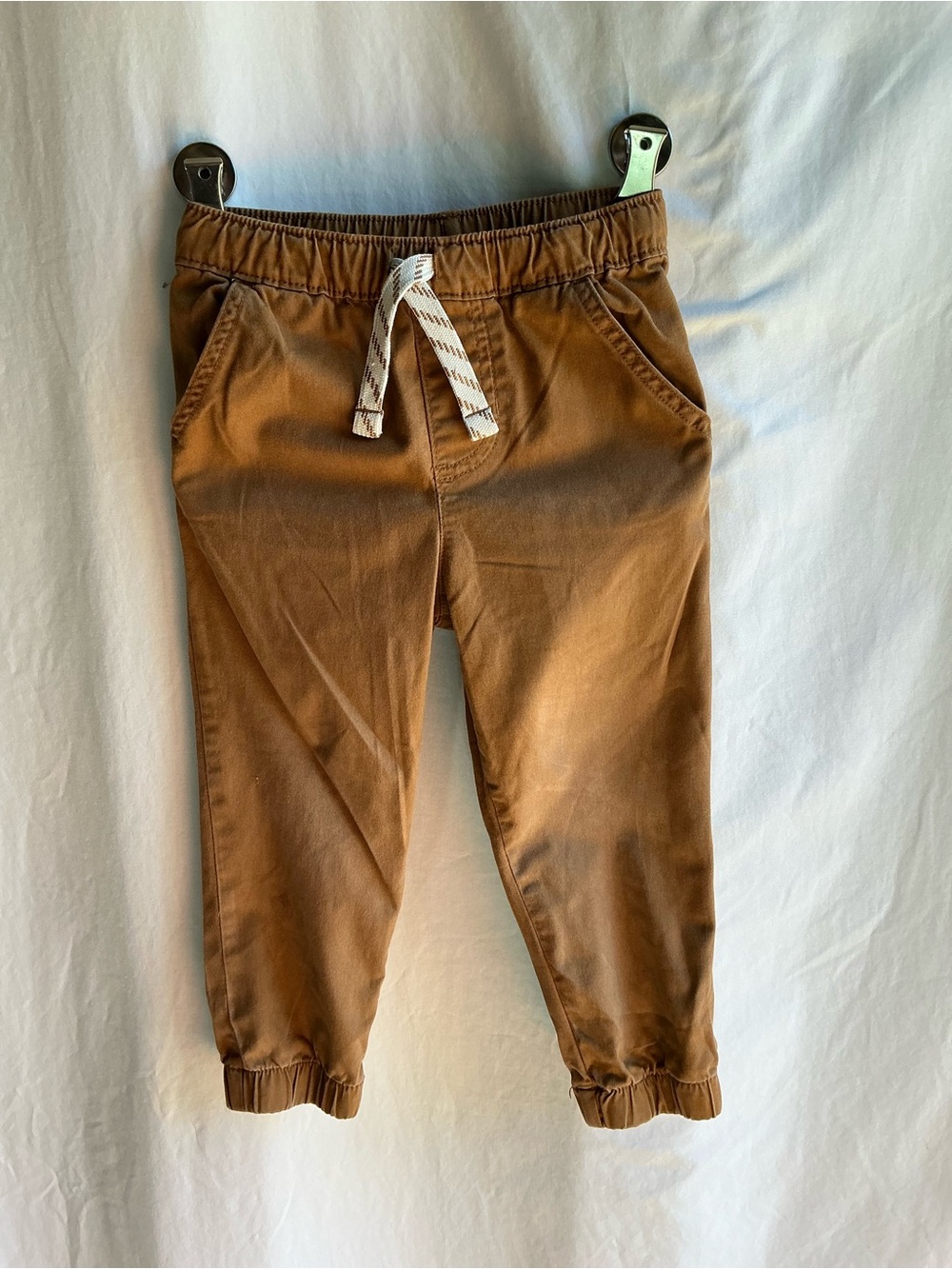 Garanimals Brown Jogger Pants with White Drawstring
